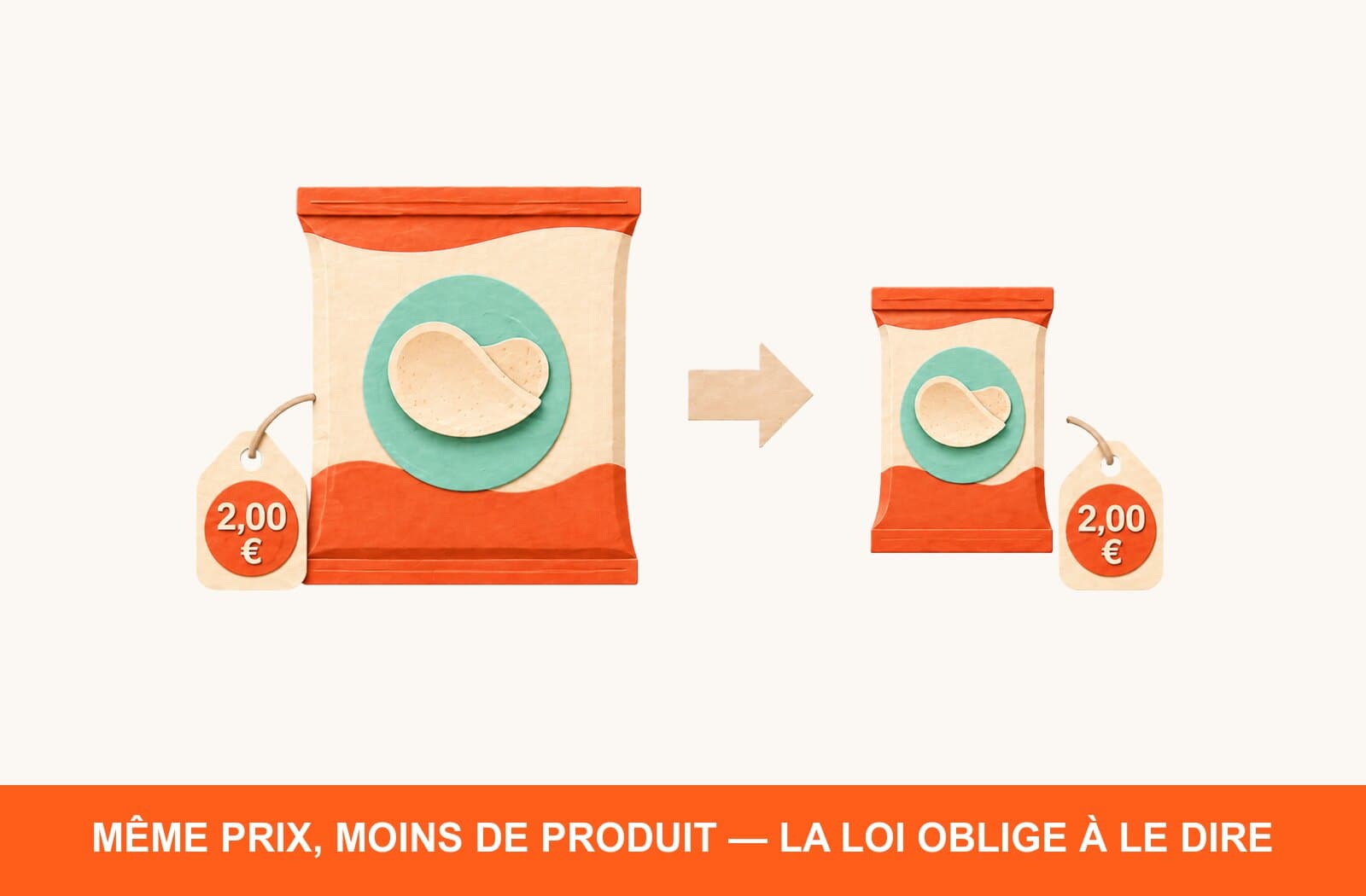 Réduflation : la loi vous protège depuis 2 ans — mais l'avez-vous déjà vue en rayon ?