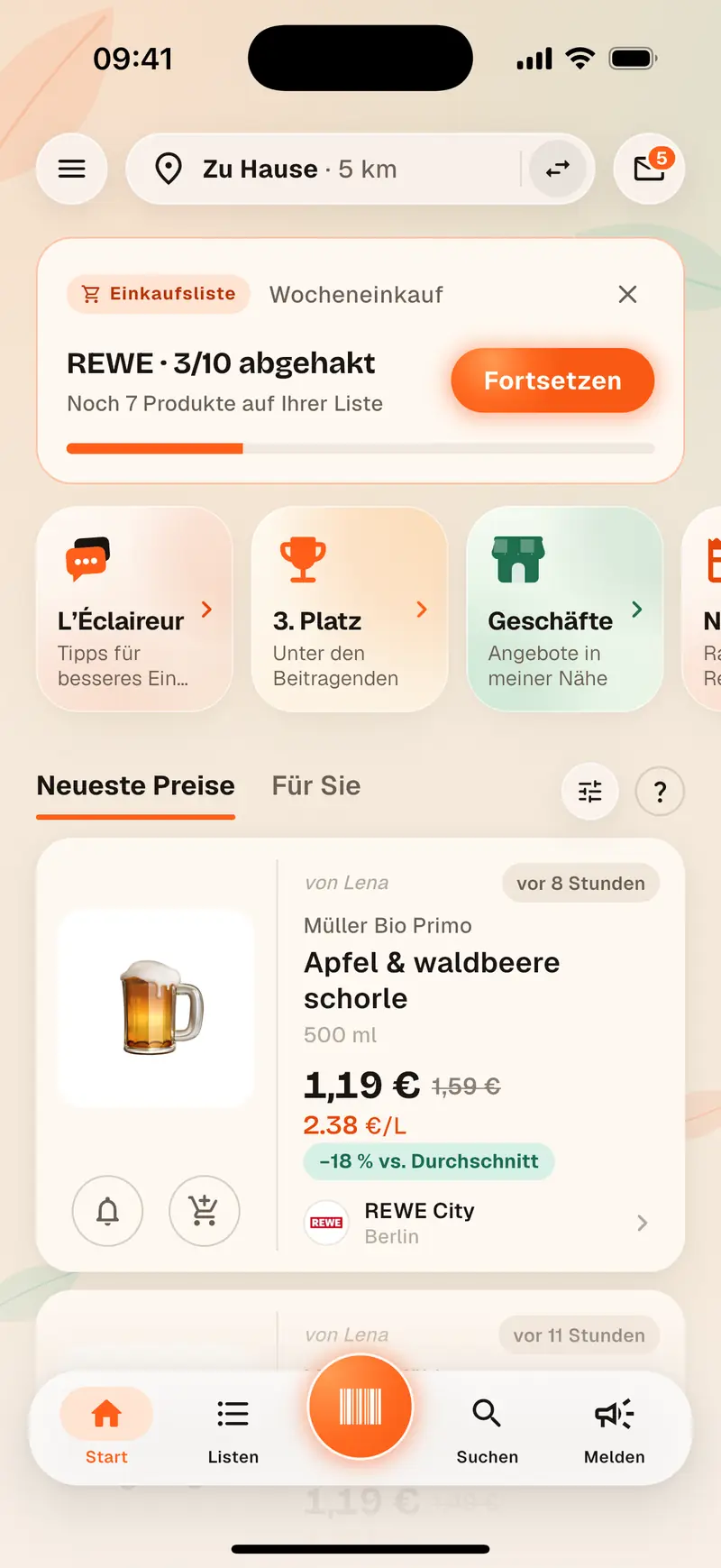 Aukilo-Startseite: die neuesten Kilopreis-Angebote in der Nähe